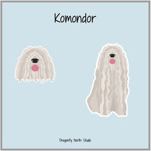 Load image into Gallery viewer, Komondor Vinyl Sticker Set