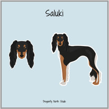 Load image into Gallery viewer, Saluki Vinyl Sticker Set