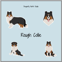 Load image into Gallery viewer, Rough Collie Vinyl Sticker Set