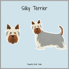 Load image into Gallery viewer, Silky Terrier Vinyl Sticker Set