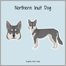 Load image into Gallery viewer, Northern Inuit Dog Vinyl Sticker Set