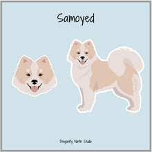 Load image into Gallery viewer, Samoyed Vinyl Sticker Set
