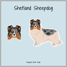Load image into Gallery viewer, Shetland Sheepdog Vinyl Sticker Set
