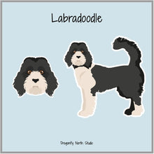 Load image into Gallery viewer, Labradoodle Vinyl Sticker Set
