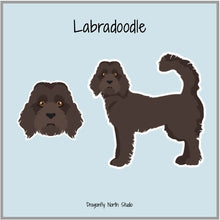 Load image into Gallery viewer, Labradoodle Vinyl Sticker Set