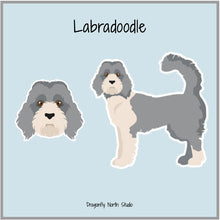 Load image into Gallery viewer, Labradoodle Vinyl Sticker Set