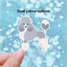 Load image into Gallery viewer, Miniature Poodle (Parti) Vinyl Sticker Set
