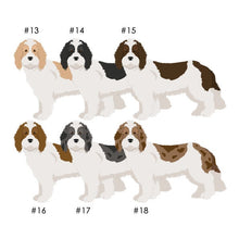 Load image into Gallery viewer, Bernedoodle Vinyl Stickers Set