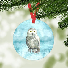 Load image into Gallery viewer, Snowy Owl Ornament