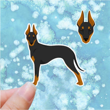 Load image into Gallery viewer, Manchester Terrier Vinyl Sticker Set
