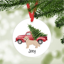 Load image into Gallery viewer, Cockapoo ornament personalized