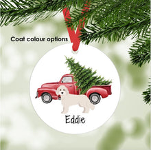 Load image into Gallery viewer, Cockapoo ornament personalized
