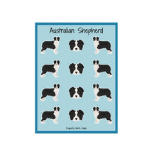 Load image into Gallery viewer, Australian Shepherd Vinyl Sticker Sheet