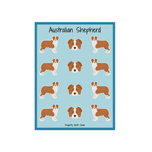Load image into Gallery viewer, Australian Shepherd Vinyl Sticker Sheet