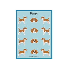 Load image into Gallery viewer, Beagle Vinyl Sticker Sheet