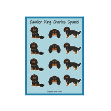 Load image into Gallery viewer, Cavalier King Charles Spaniel Vinyl Sticker Sheet