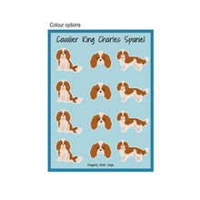 Load image into Gallery viewer, Cavalier King Charles Spaniel Vinyl Sticker Sheet