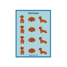 Load image into Gallery viewer, Dachshund (smoothcoat) Vinyl Sticker Sheet