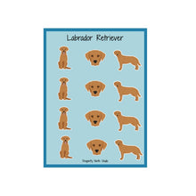Load image into Gallery viewer, Labrador Retriever Vinyl Sticker Sheet