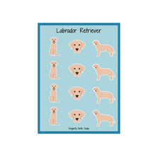 Load image into Gallery viewer, Labrador Retriever Vinyl Sticker Sheet