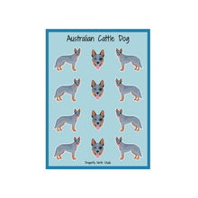 Load image into Gallery viewer, Australian Cattle Dog Vinyl Sticker Sheet