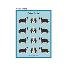 Load image into Gallery viewer, Bernedoodle Vinyl Sticker Sheet