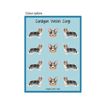 Load image into Gallery viewer, Cardigan Welsh Corgi Vinyl Sticker Sheet