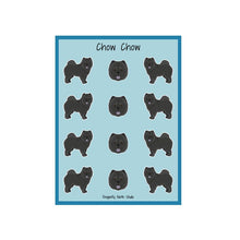 Load image into Gallery viewer, Chow Chow Vinyl Sticker Sheet