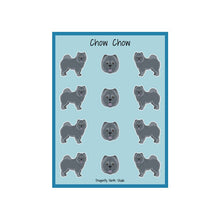 Load image into Gallery viewer, Chow Chow Vinyl Sticker Sheet