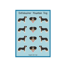 Load image into Gallery viewer, Entlebucher Mountain Dog Vinyl Sticker Sheet