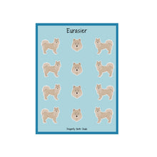 Load image into Gallery viewer, Eurasier Vinyl Sticker Sheet