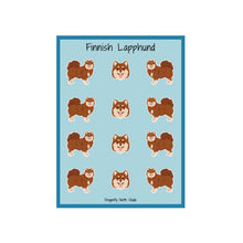 Load image into Gallery viewer, Finnish Lapphund Vinyl Sticker Sheet