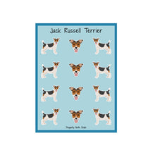 Load image into Gallery viewer, Jack Russell Terrier (smoothcoat) Vinyl Sticker Sheet