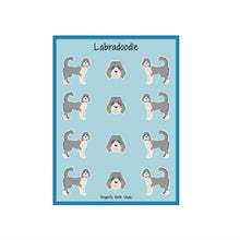 Load image into Gallery viewer, Labradoodle Vinyl Sticker Sheet