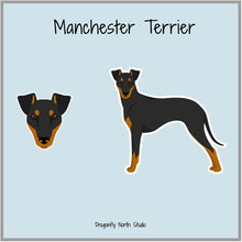 Load image into Gallery viewer, Manchester Terrier Vinyl Sticker Set