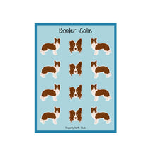 Load image into Gallery viewer, Border Collie Vinyl Sticker Sheet