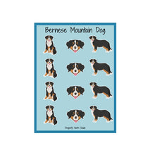 Load image into Gallery viewer, Bernese Mountain Dog Vinyl Sticker Sheet