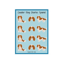 Load image into Gallery viewer, Cavalier King Charles Spaniel Vinyl Sticker Sheet