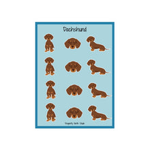 Load image into Gallery viewer, Dachshund (smoothcoat) Vinyl Sticker Sheet