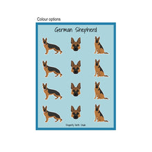 Load image into Gallery viewer, German Shepherd Vinyl Sticker Sheet