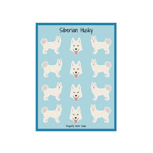 Load image into Gallery viewer, Siberian Husky Vinyl Sticker Sheet