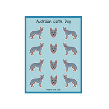Load image into Gallery viewer, Australian Cattle Dog Vinyl Sticker Sheet
