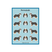 Load image into Gallery viewer, Bernedoodle Vinyl Sticker Sheet