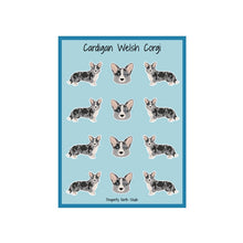 Load image into Gallery viewer, Cardigan Welsh Corgi Vinyl Sticker Sheet