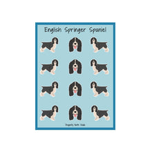 Load image into Gallery viewer, English Springer Spaniel Vinyl Sticker Sheet