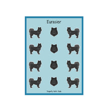Load image into Gallery viewer, Eurasier Vinyl Sticker Sheet