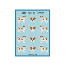 Load image into Gallery viewer, Jack Russell Terrier (roughcoat) Vinyl Sticker Sheet