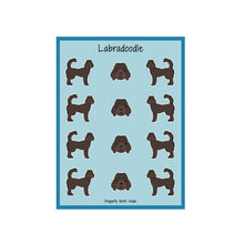 Load image into Gallery viewer, Labradoodle Vinyl Sticker Sheet