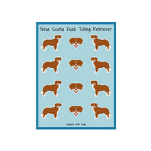 Load image into Gallery viewer, Nova Scotia Duck Tolling Retriever Vinyl Sticker Sheet