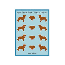 Load image into Gallery viewer, Nova Scotia Duck Tolling Retriever Vinyl Sticker Sheet